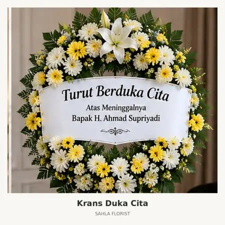 Krans Bunga Duka Ogan Ilir